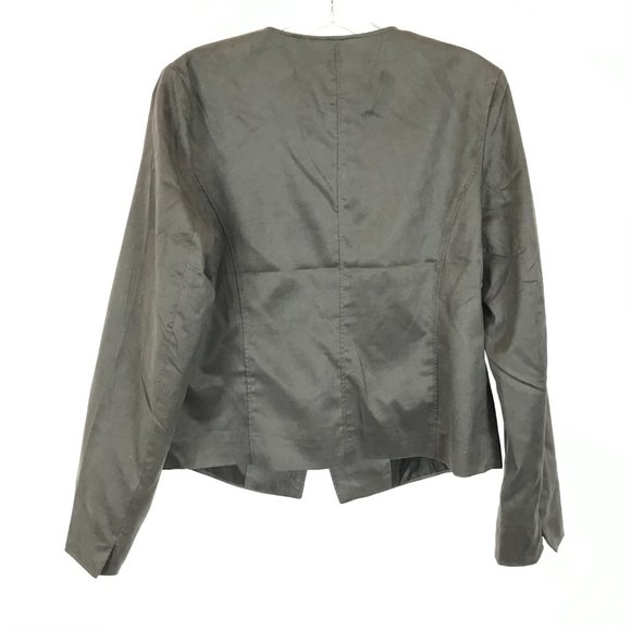 NWT Size 10 Premise Faux Suede One-Button Jacket - Picture 3 of 3